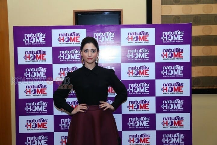 Actress Tamanna At Naturals At Home Launch Event Photos