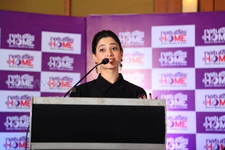 Actress Tamanna At Naturals At Home Launch Event Photos