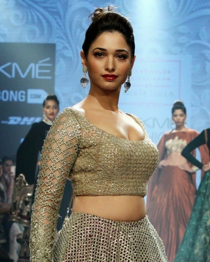 Actress Tamanna Bhatia At Lakme Fashion Rampwalk Photos