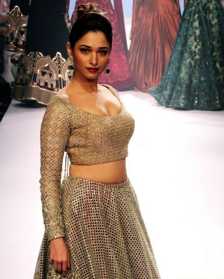 Actress Tamanna Bhatia At Lakme Fashion Rampwalk Photos