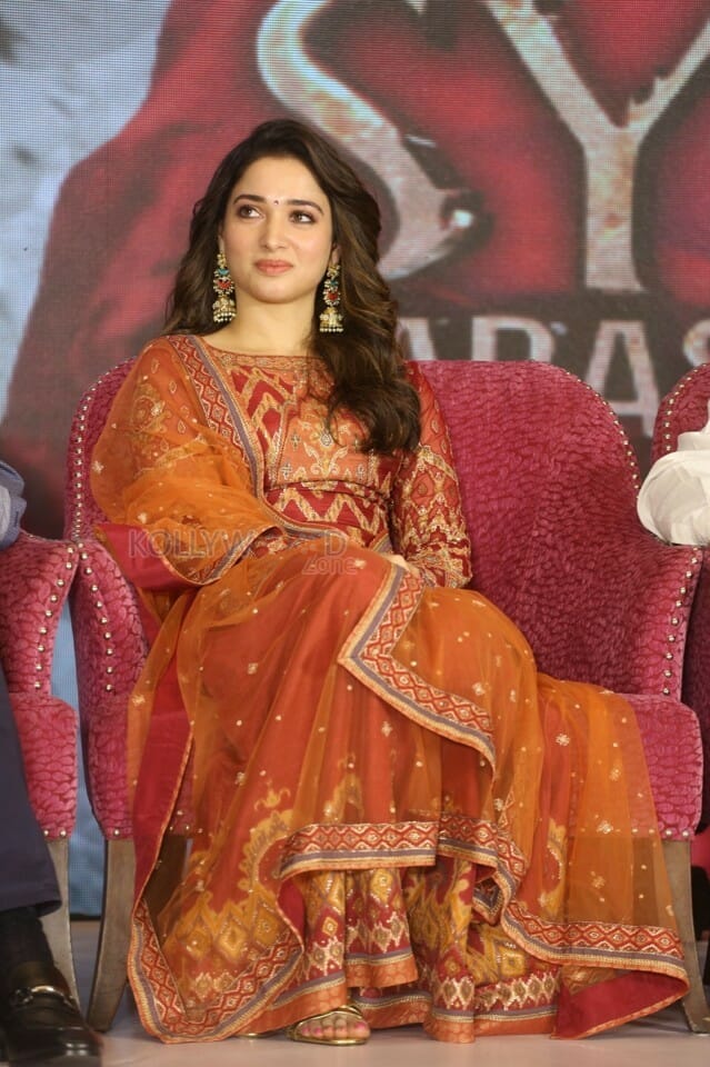 Actress Tamannaah At Sye Raa Movie Press Meet Photos