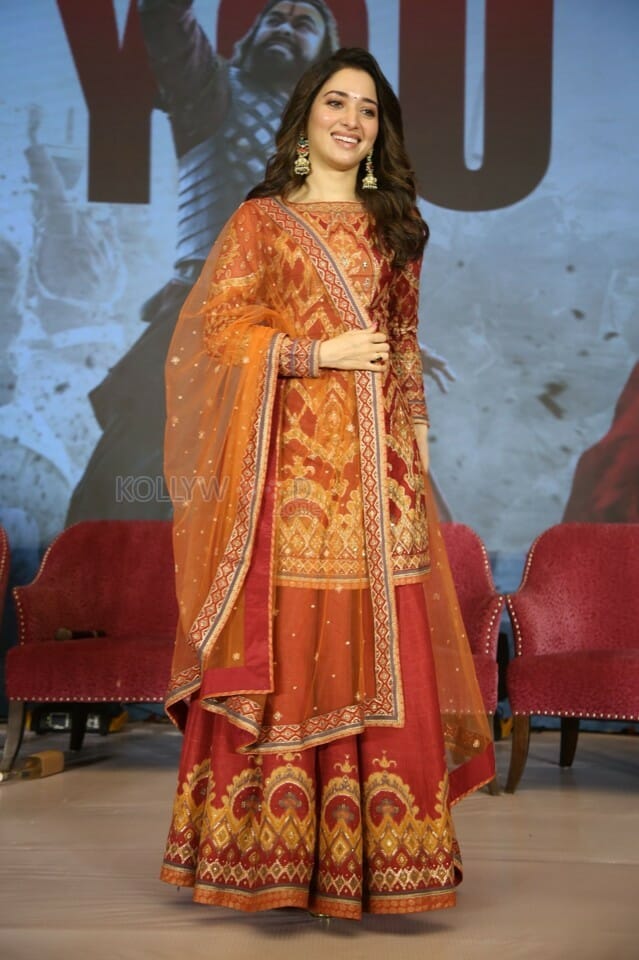 Actress Tamannaah At Sye Raa Movie Press Meet Photos