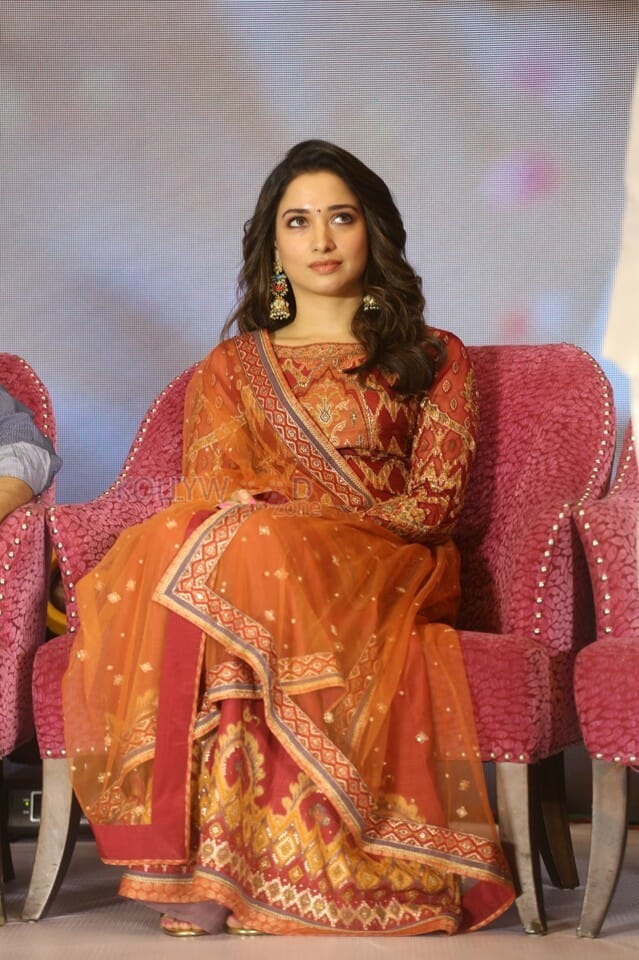 Actress Tamannaah At Sye Raa Movie Press Meet Photos