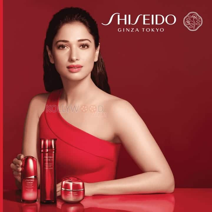 Actress Tamannaah Bhatia as First Indian ambassador of Japanese cosmetics brand Shiseido Photos 03