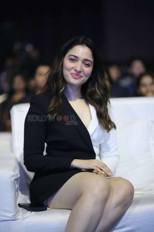 Actress Tamannaah Bhatia at Gurthundha Seethakalam Pre Release Event Photos 04