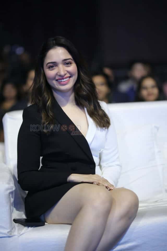 Actress Tamannaah Bhatia at Gurthundha Seethakalam Pre Release Event Photos 05