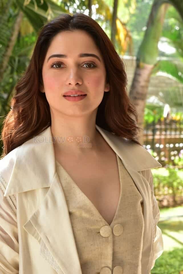 Actress Tamannaah at Gurthunda Seethakalam Movie Interview Photos 01