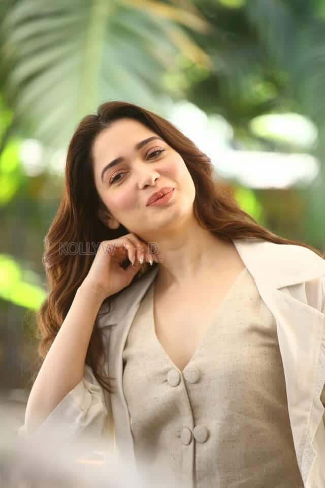 Actress Tamannaah at Gurthunda Seethakalam Movie Interview Photos 05