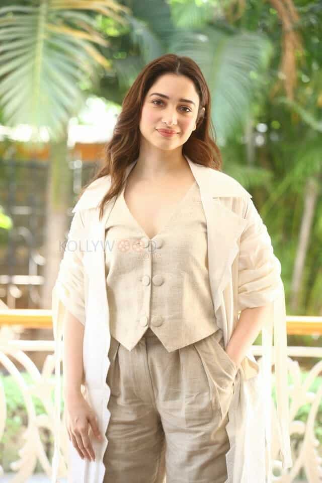 Actress Tamannaah at Gurthunda Seethakalam Movie Interview Photos 07