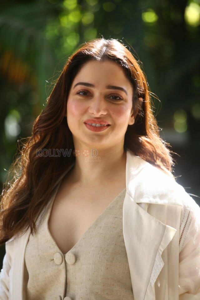 Actress Tamannaah at Gurthunda Seethakalam Movie Interview Photos 10