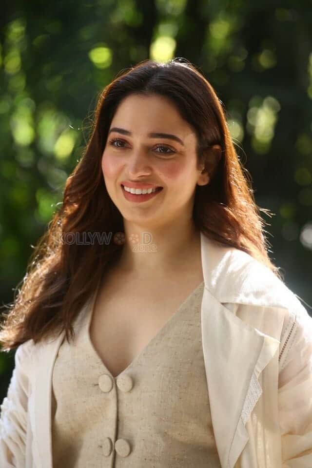 Actress Tamannaah at Gurthunda Seethakalam Movie Interview Photos 13