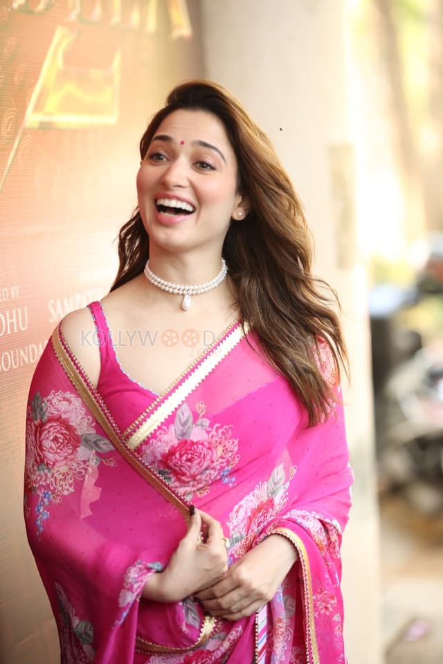 Actress Tamannah Bhatia at Odela 2 Movie Press Meet Pictures 12