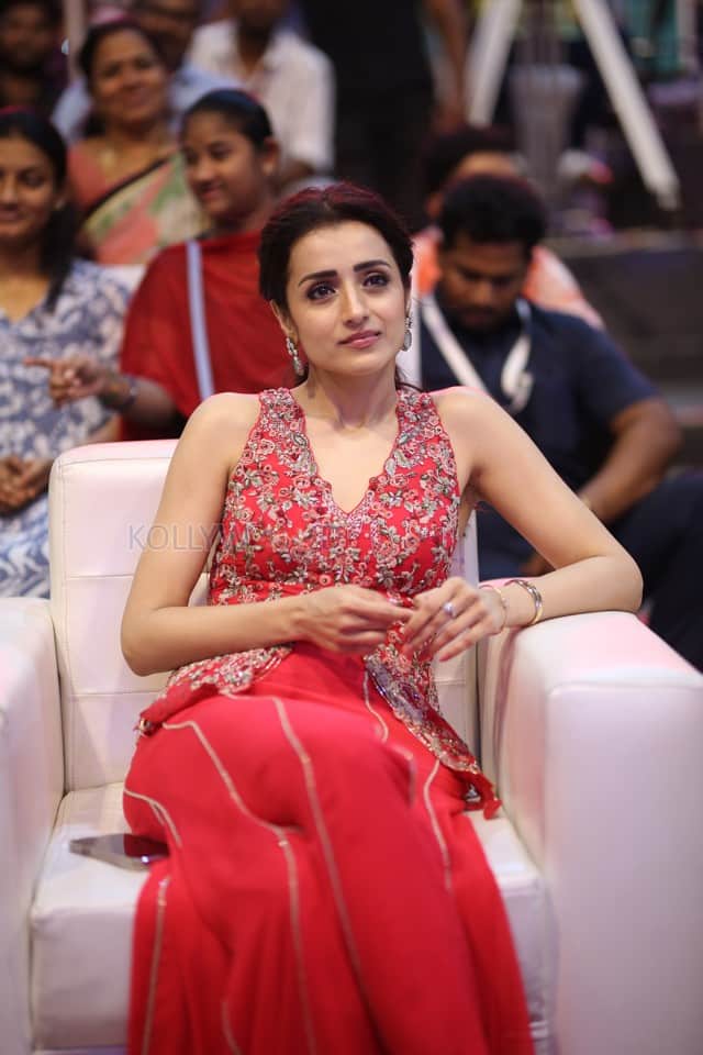 Actress Trisha Krishnan at Thug Life Pre Release Event Photos 13