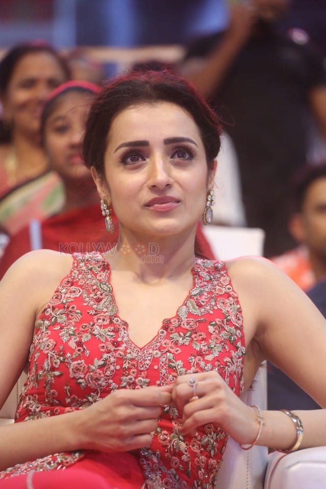 Actress Trisha Krishnan at Thug Life Pre Release Event Photos 14