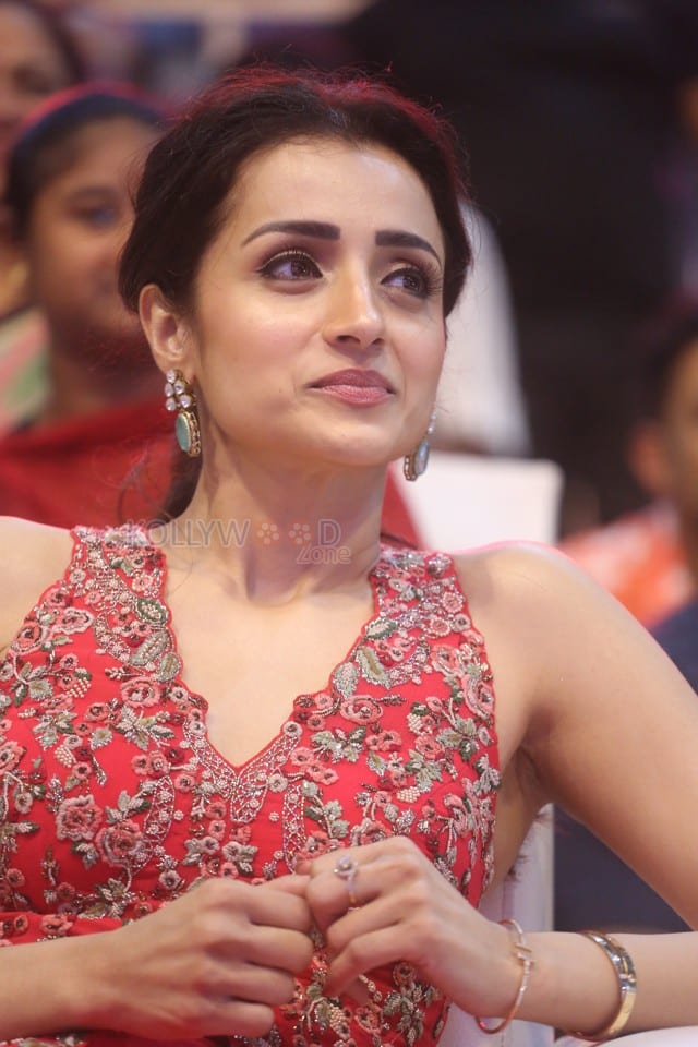 Actress Trisha Krishnan at Thug Life Pre Release Event Photos 16
