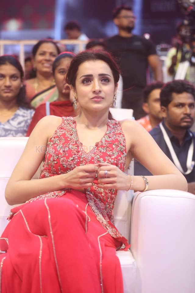 Actress Trisha Krishnan at Thug Life Pre Release Event Photos 20