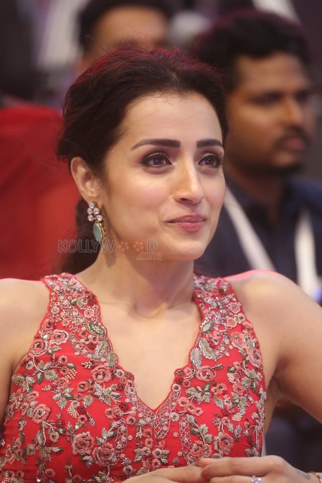 Actress Trisha Krishnan at Thug Life Pre Release Event Photos 25