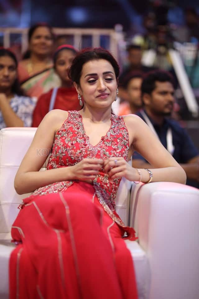 Actress Trisha Krishnan at Thug Life Pre Release Event Photos 27