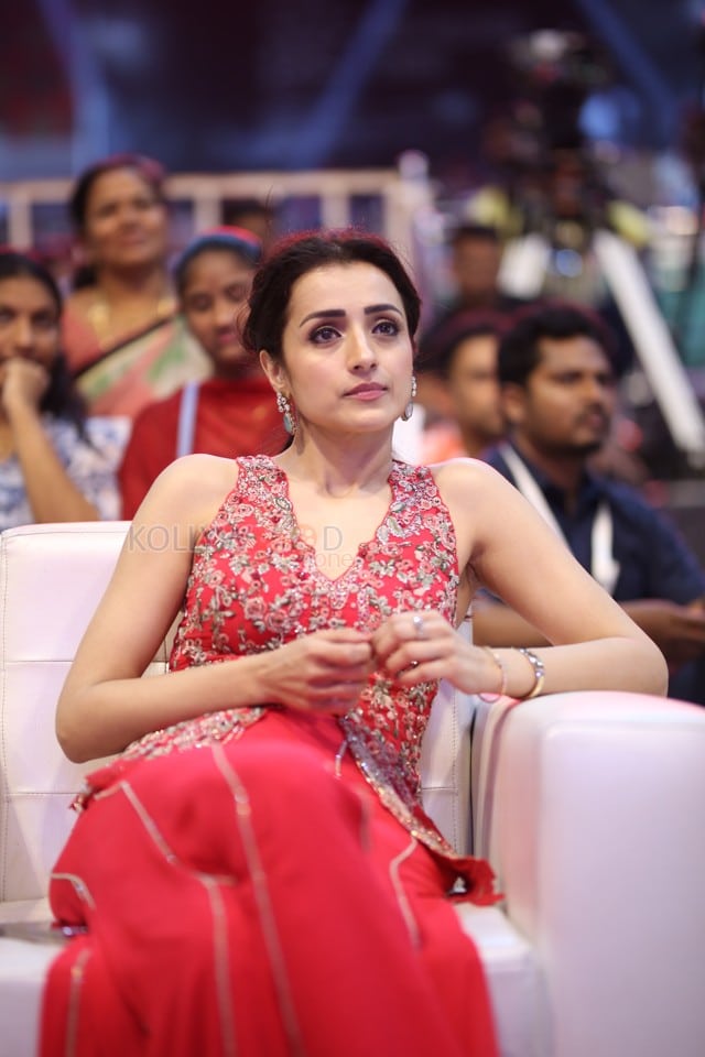 Actress Trisha Krishnan at Thug Life Pre Release Event Photos 28