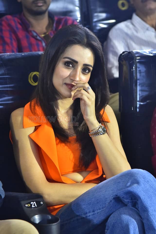 Actress Trisha Krishnan at Thug Life Press Meet Pictures 30