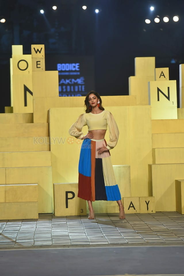 Ananya Panday At Lakme Fashion Week Day Photos