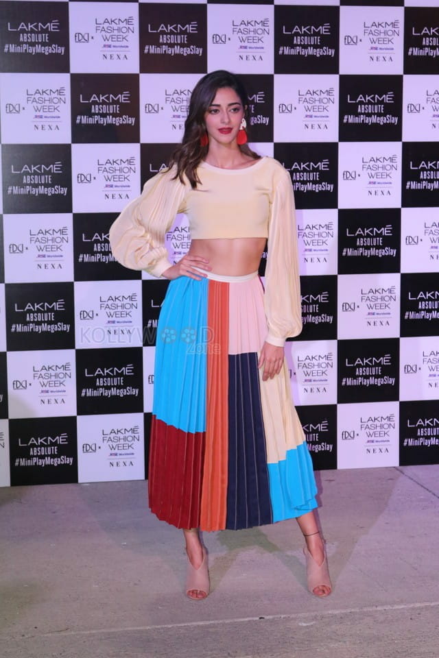 Ananya Panday At Lakme Fashion Week Day Photos