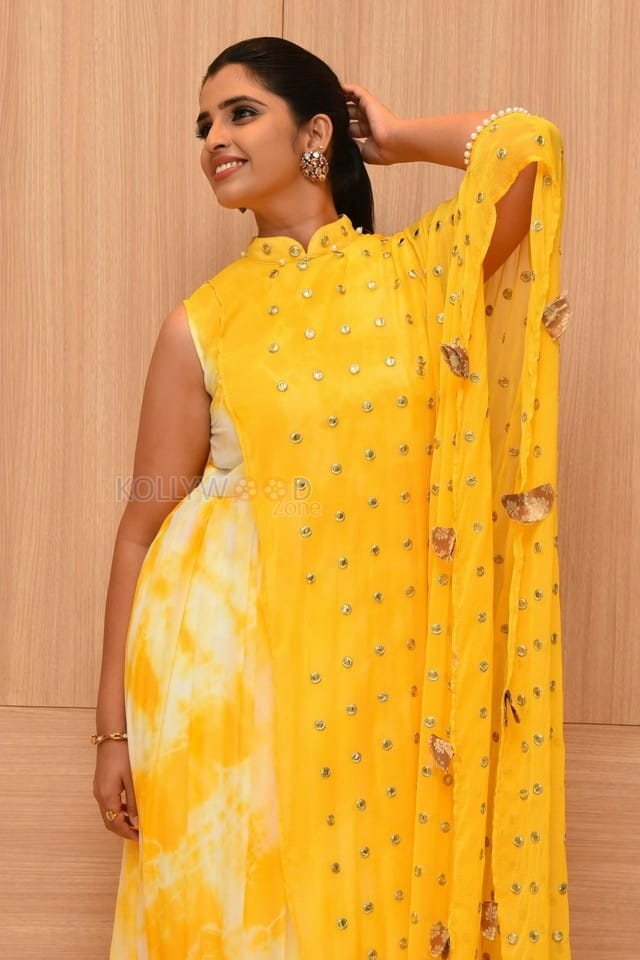 Anchor Shyamala Yellow Dress Pictures