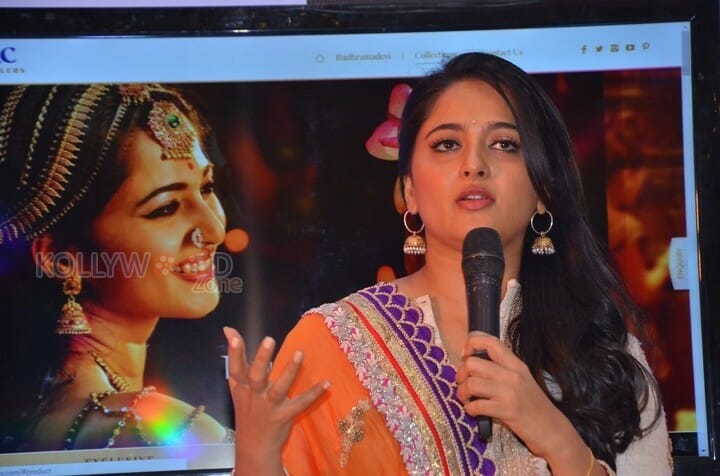 Anushka At Rudhramadevi Jewellery Launch Photos