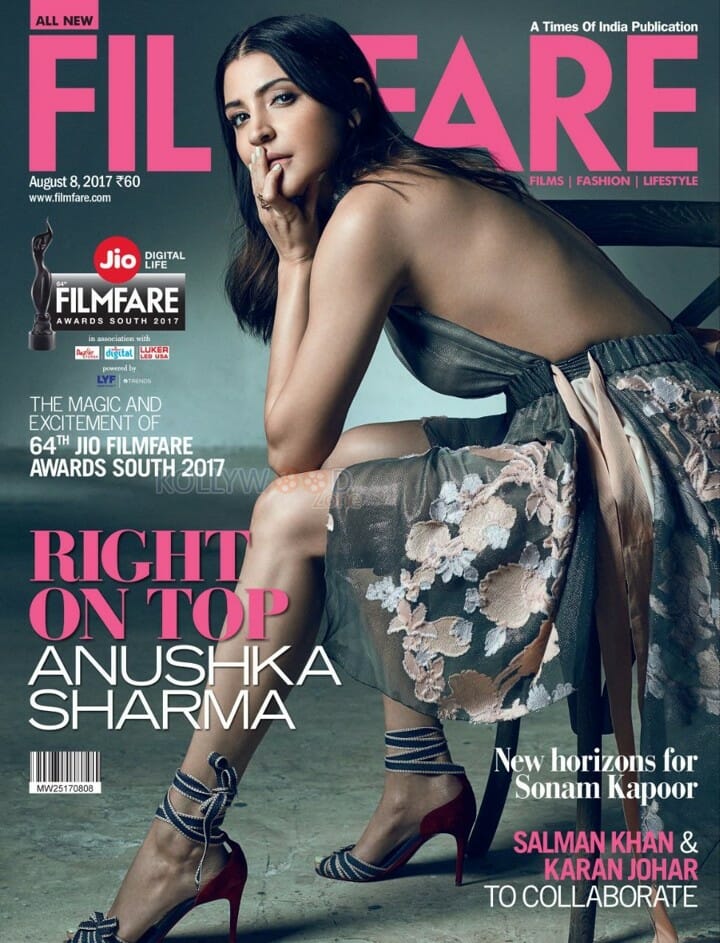 Anushka Sharma in Filmfare Magazine Cover Picture 01