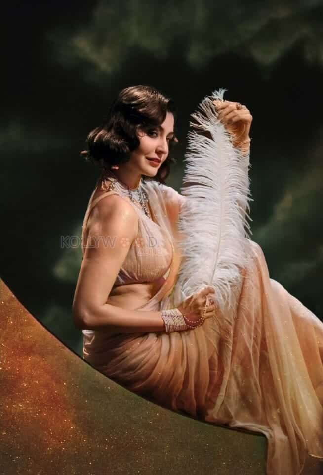 Anushka Sharma with a Feather on the Moon Photo 01