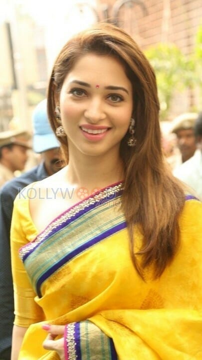 Beautiful And Sexy Tamanna Saree Pics