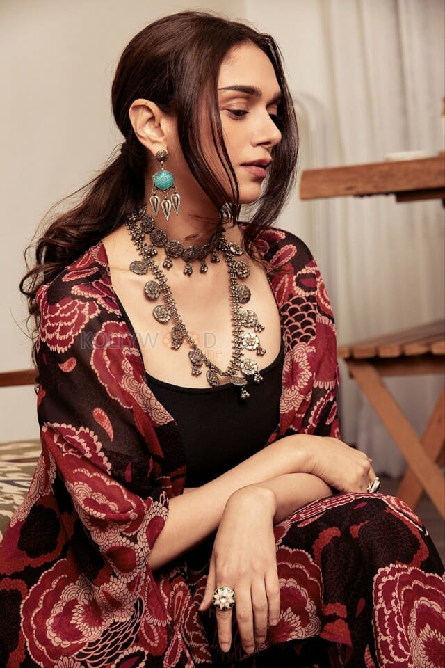 Beautiful Bollywood Heroine Aditi Rao Hydari in a Traditional Dress Pictures 06