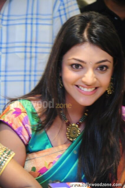 Beautiful Kajal Aggarwal Saree Pictures