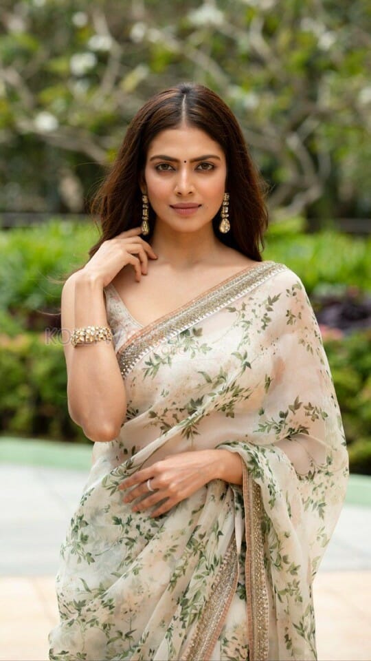 Beautiful Malavika Mohanan Saree Pictures