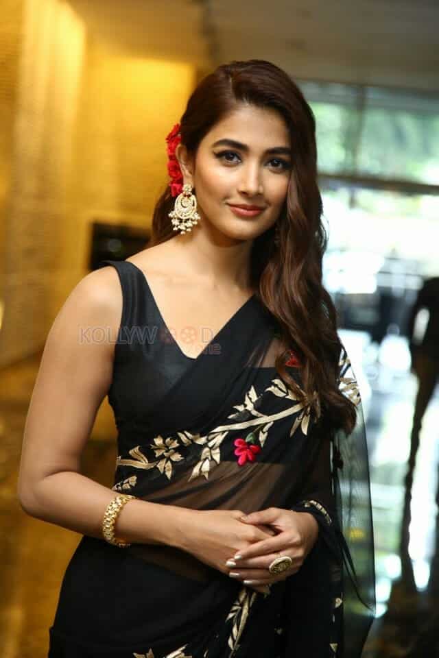 Beautiful Pooja Hegde at Acharya Movie Press Meet Photos 24
