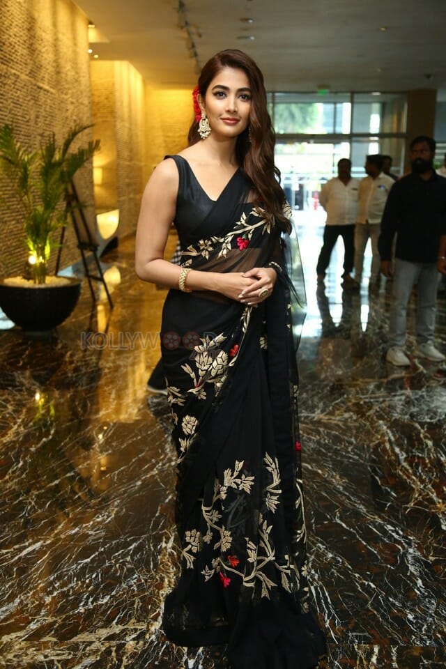 Beautiful Pooja Hegde at Acharya Movie Press Meet Photos 25