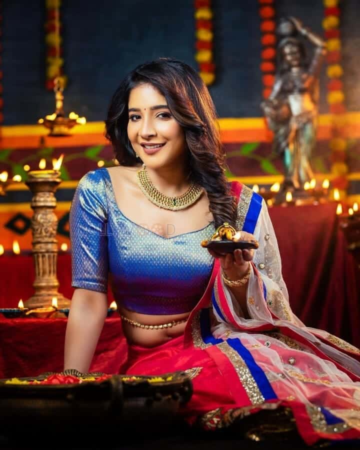 Beautiful Sakshi Agarwal Diwali Celebration Photos 04