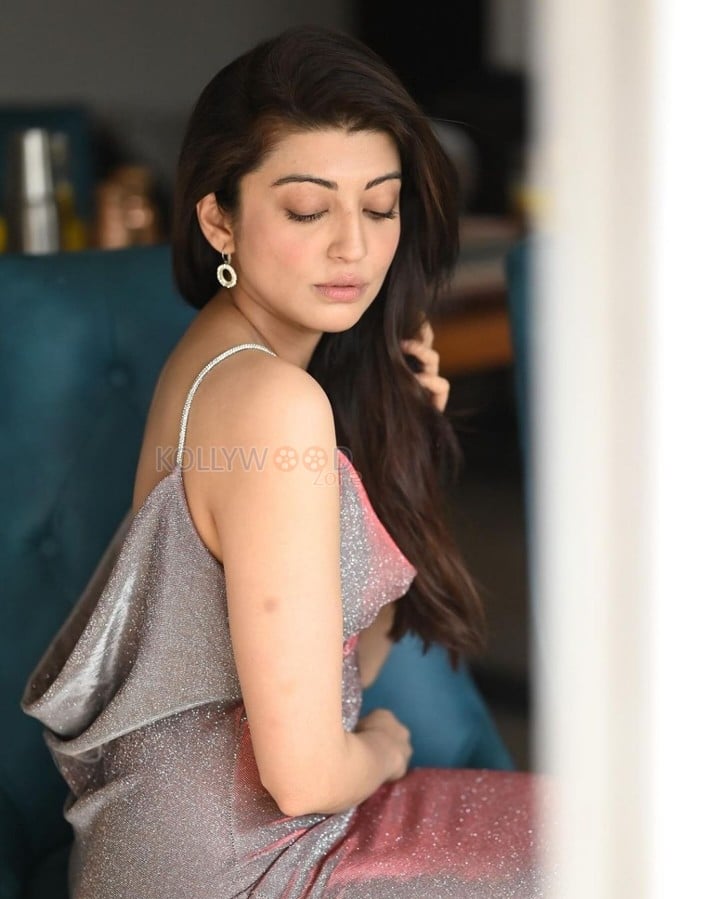 Bold Actress Pranitha Subhash Backless Photos 08