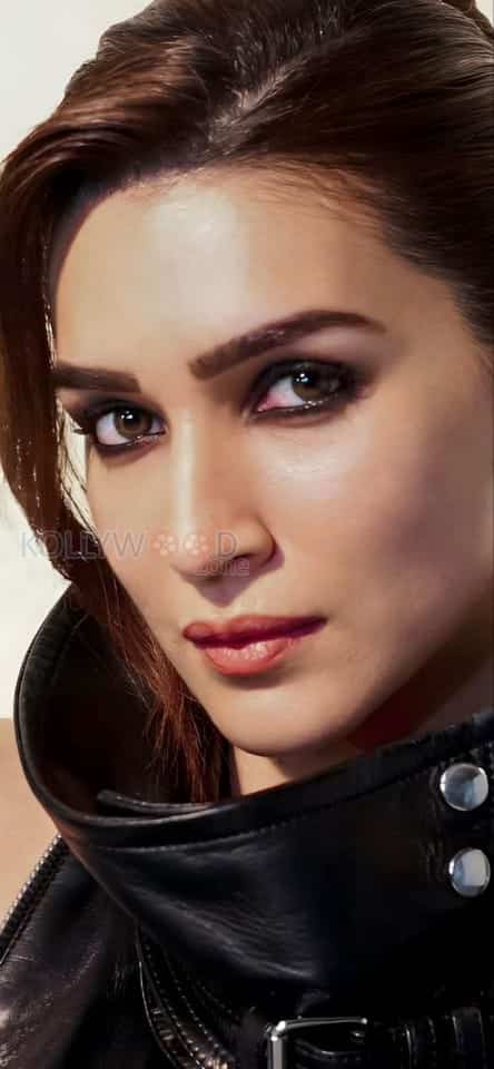 Bollywood Babe Kriti Sanon In A Alexander McQueen Black Leather Dress ...