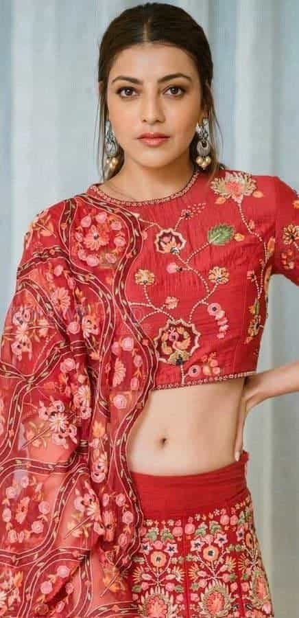 Enticing Kajal Aggarwal Navel Photo 01