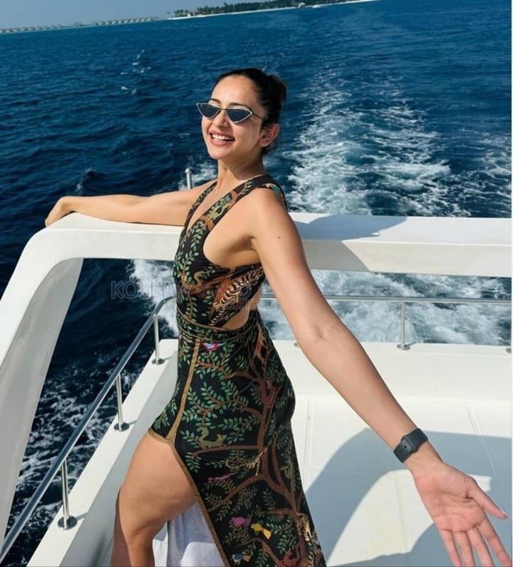 Flawless Rakul Preet Singh Holiday Vacation Bikini Photos 03