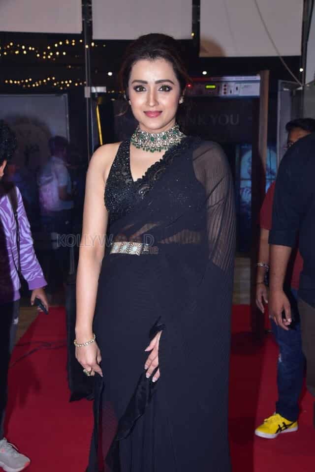 Gorgeous Trisha Krishnan at Ponniyin Selvan I Movie Pre Release Event Pictures 12