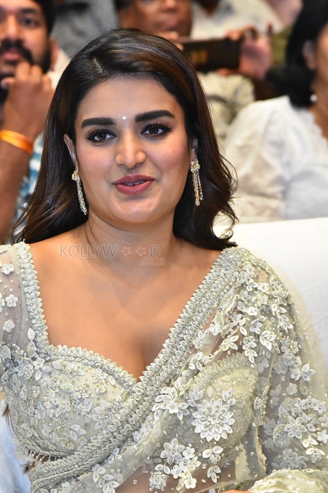 Heroine Nidhhi Agerwal at Hara Hara Veera Mallu Movie Asura Hananam Song Launch Event Photos 27