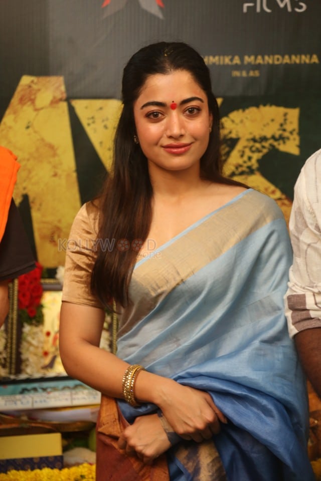 Heroine Rashmika Mandanna at Mysaa Movie Launch Pictures 15