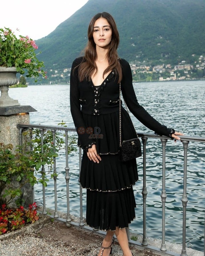 Indian Chanel Ambassador Ananya Panday in Lake Como Italy Photos 01