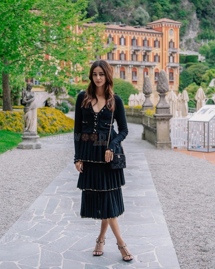 Indian Chanel Ambassador Ananya Panday in Lake Como Italy Photos 08
