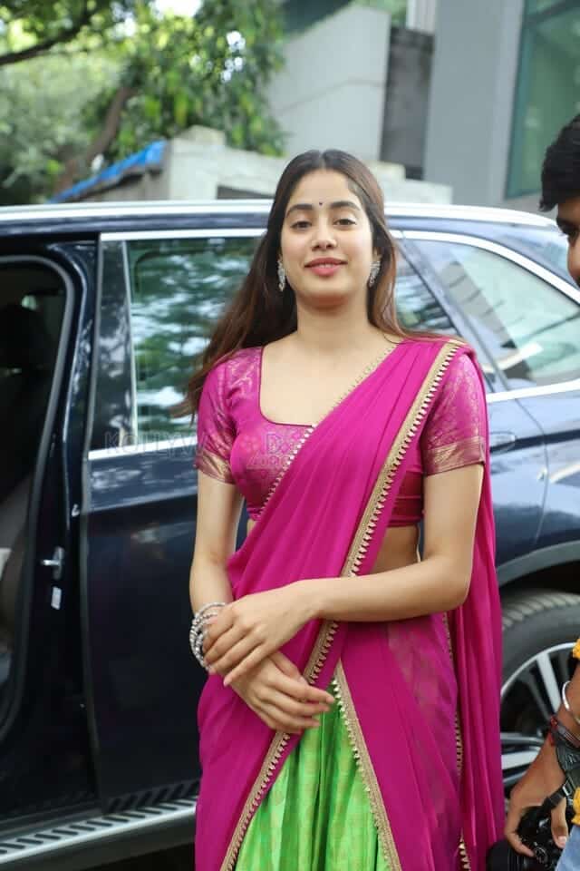 Janhvi Kapoor in a Traditional Half Saree Photo 01