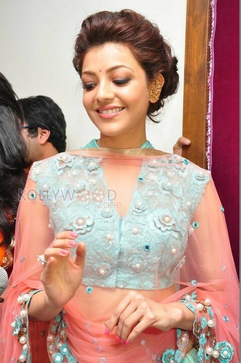 Kajal Agarwal At Mugdha Art Studio Inauguration Photos