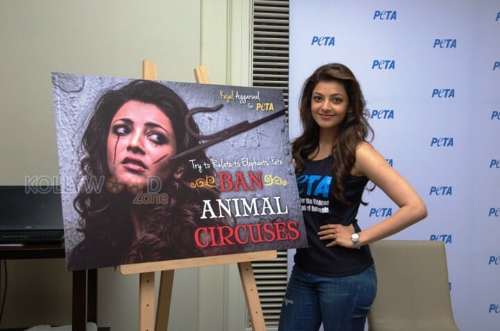 Kajal Agarwal At Peta Event Photos