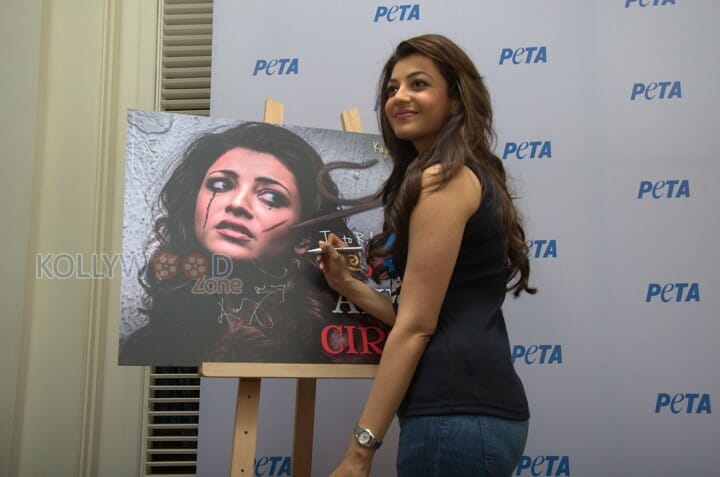Kajal Agarwal At Peta Event Photos